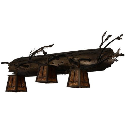Meyda Tiffany Pine Branch 179629 Bath Vanity Light 38 in. wide - Antique Copper