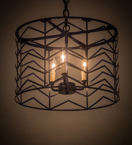 Meyda Tiffany Cilindro 179675 Chandelier Light - Antique Copper