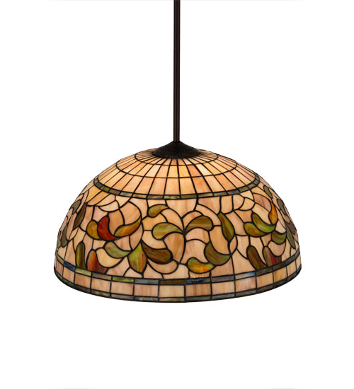 Meyda Tiffany Tiffany Turning Leaf 179681 Pendant Light - Mahogany Bronze