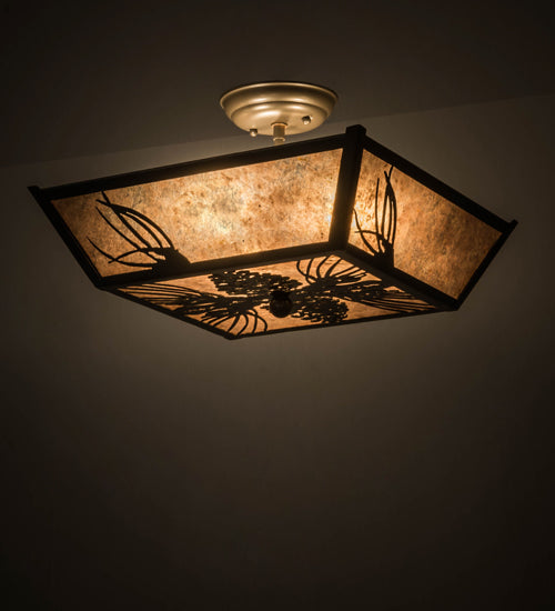 Meyda Tiffany Mountain Pine 179771 Ceiling Light - Timeless Bronze