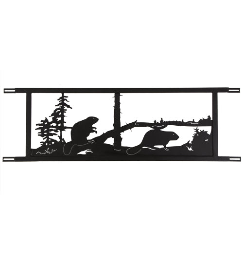 Meyda Tiffany Lighting 179787 Neversink Bridge Decor Mirror Black