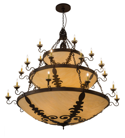 Meyda Tiffany Castellum 179846 Chandelier Light - Mahogany Bronze
