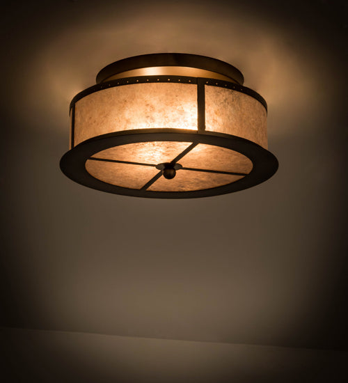 Meyda Tiffany Smythe Craftsman 179887 Ceiling Light - Antique Copper