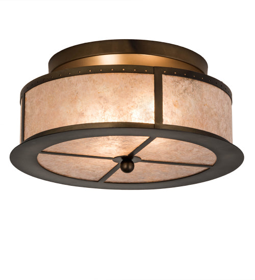 Meyda Tiffany Smythe Craftsman 179887 Ceiling Light - Antique Copper