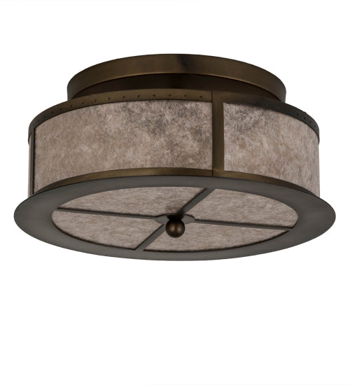 Meyda Tiffany Smythe Craftsman 179887 Ceiling Light - Antique Copper