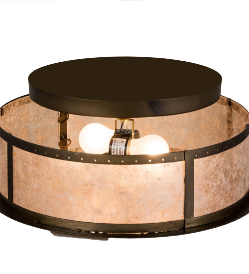 Meyda Tiffany Smythe Craftsman 179887 Ceiling Light - Antique Copper