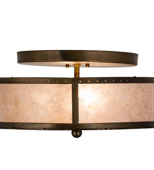 Meyda Tiffany Smythe Craftsman 179887 Ceiling Light - Antique Copper