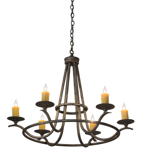 Meyda Tiffany Octavia 179905 Chandelier Light - Antique Copper