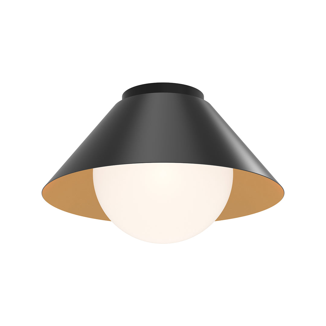 Alora Mood remy FM485214MBOP Ceiling Light - Matte Black/Opal Glass