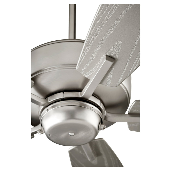 Quorum Breeze Patio 17052-65 Ceiling Fan - Satin Nickel, Silver