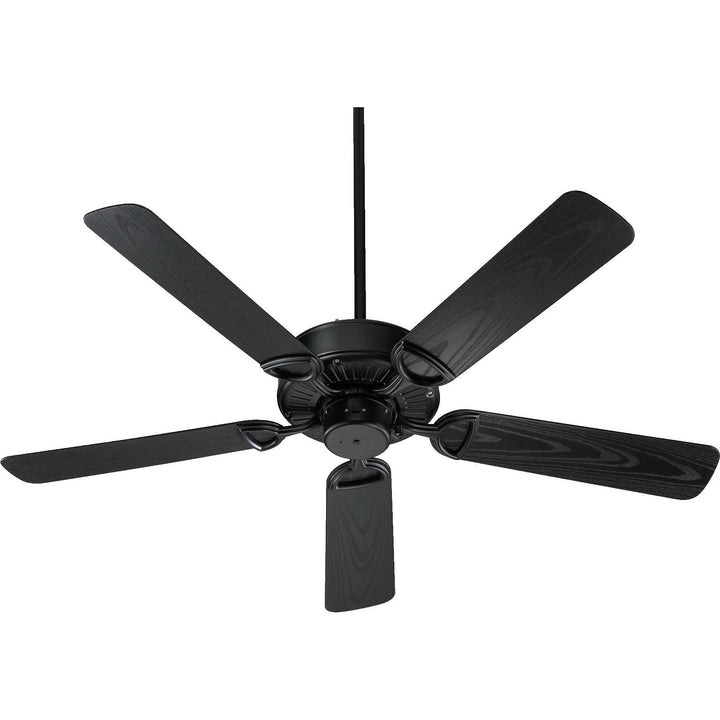 Quorum Estate Patio 143525-599 Ceiling Fan - Matte Black, Black