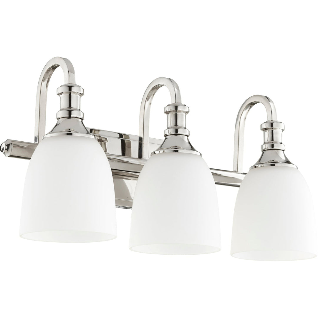 Quorum Richmond 5011-3-62 Bath Vanity Light 21 in. wide - Polished Nickel