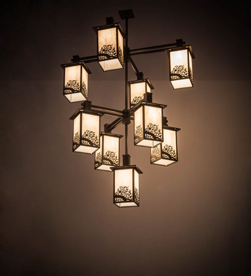 Meyda Tiffany Hyde Park 180016 Chandelier Light - Oil Rubbed Bronze