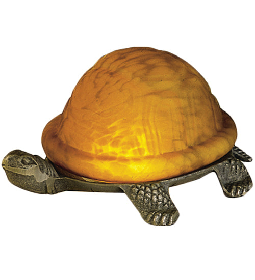 Meyda Tiffany Lighting 18004 Turtle One Light Accent Lamp Lamp Bronze / Dark