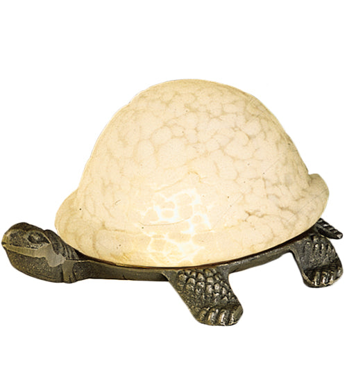 Meyda Tiffany Lighting 18007 Turtle One Light Accent Lamp Lamp Bronze / Dark