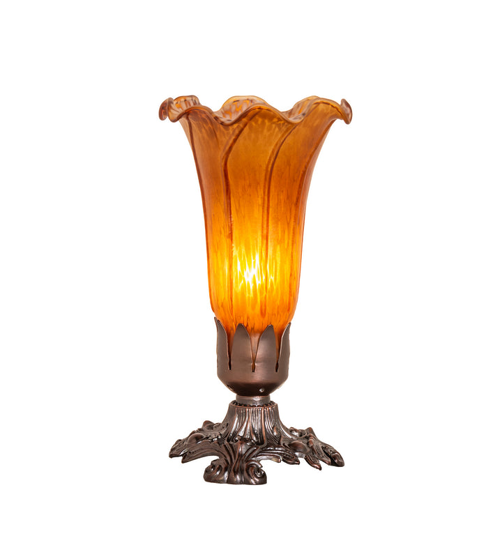 Cyan Design Amber Pond Lily 11244 Pendant Light - Tinted Raw Iron