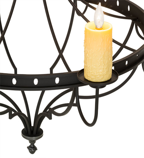 Meyda Tiffany Bottini 180196 Chandelier Light - Wrought Iron