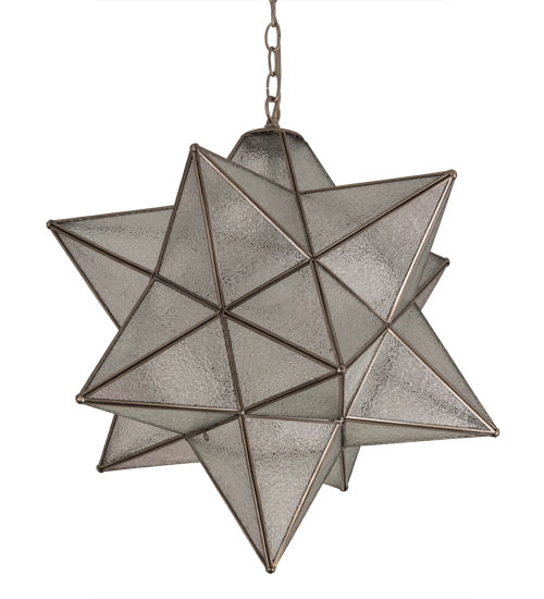 Meyda Tiffany Moravian Star 180200 Pendant Light - Brushed Nickel