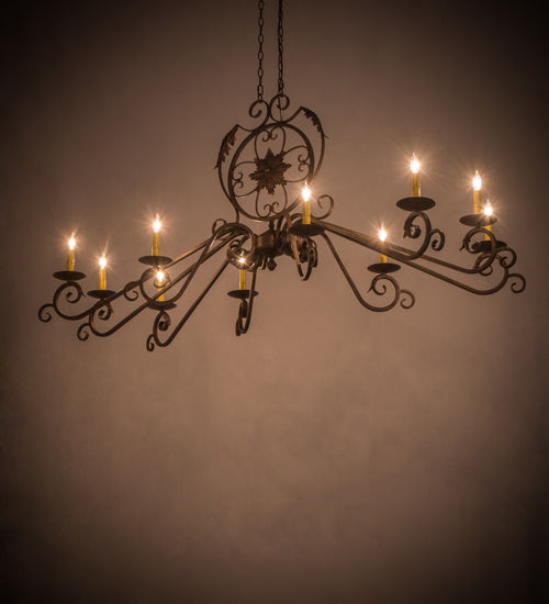 Meyda Tiffany Christabel 180340 Chandelier Light - Gilded Tobacco