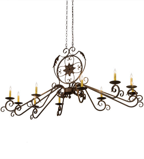 Meyda Tiffany Christabel 180340 Chandelier Light - Gilded Tobacco
