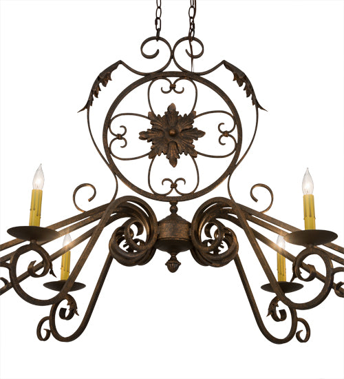 Meyda Tiffany Christabel 180340 Chandelier Light - Gilded Tobacco