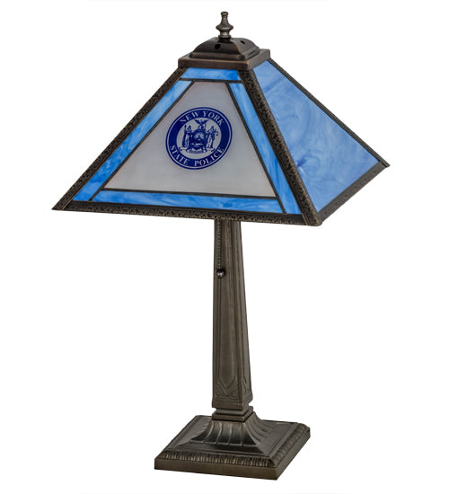 Meyda Tiffany Lighting 180387 Personalized One Light Table Lamp Lamp Bronze / Dark
