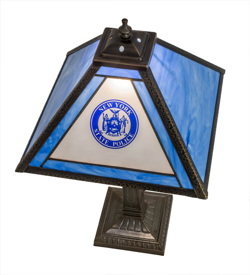 Meyda Tiffany Lighting 180387 Personalized One Light Table Lamp Lamp Bronze / Dark