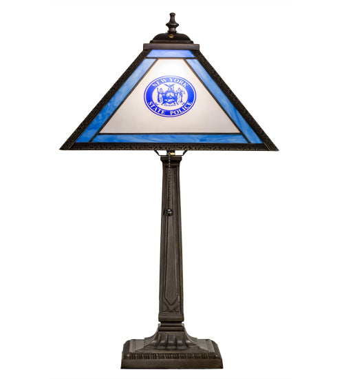 Meyda Tiffany Lighting 180387 Personalized One Light Table Lamp Lamp Bronze / Dark
