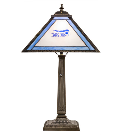 Meyda Tiffany Lighting 180397 Personalized One Light Table Lamp Lamp Bronze / Dark