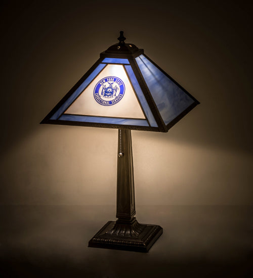 Meyda Tiffany Lighting 180399 Personalized One Light Table Lamp Lamp Bronze / Dark