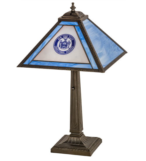 Meyda Tiffany Lighting 180399 Personalized One Light Table Lamp Lamp Bronze / Dark