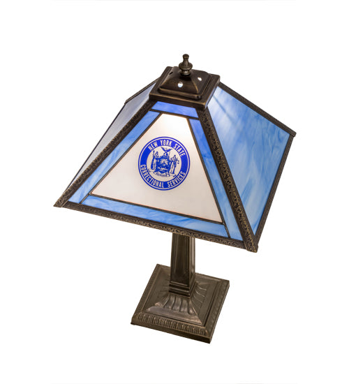 Meyda Tiffany Lighting 180399 Personalized One Light Table Lamp Lamp Bronze / Dark
