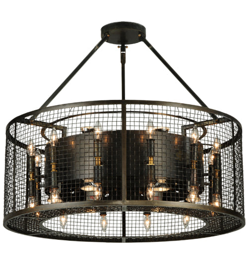 Meyda Tiffany Paloma Golpe 180606 Pendant Light - Custom, Weathered Bronze