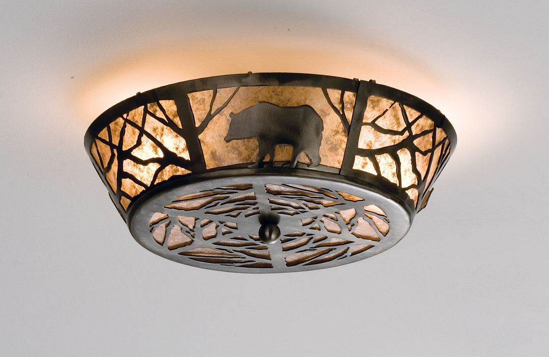 Meyda Tiffany Bear On The Loose 13390 Ceiling Light - Steel