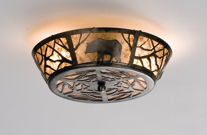 Meyda Tiffany Bear On The Loose 13390 Ceiling Light - Steel