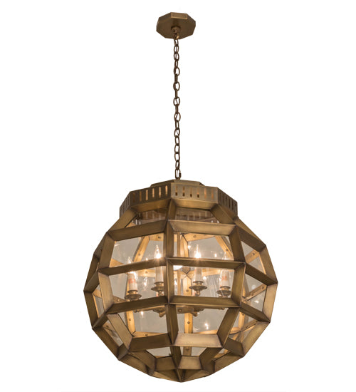 Meyda Tiffany Armoury 180711 Pendant Light - Antique Brass