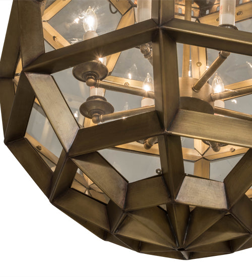 Meyda Tiffany Armoury 180711 Pendant Light - Antique Brass