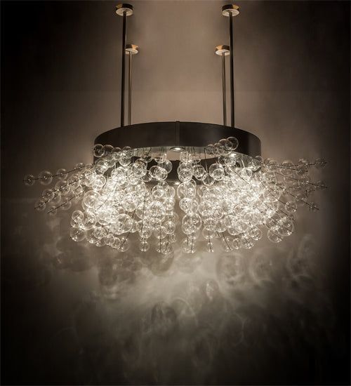 Meyda Tiffany Rhododendron 180733 Chandelier Light - Nickel