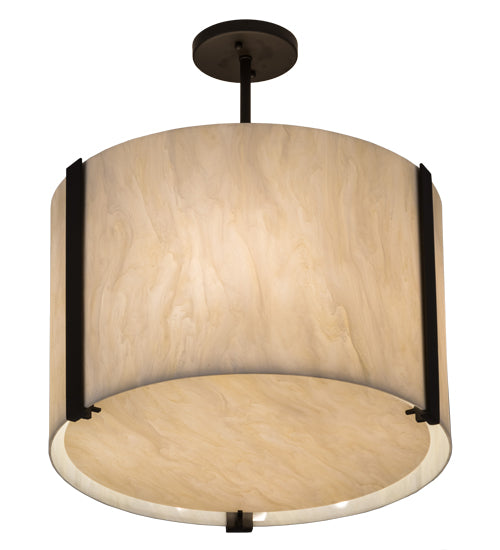 Meyda Tiffany Cilindro 180892 Pendant Light - Oil Rubbed Bronze