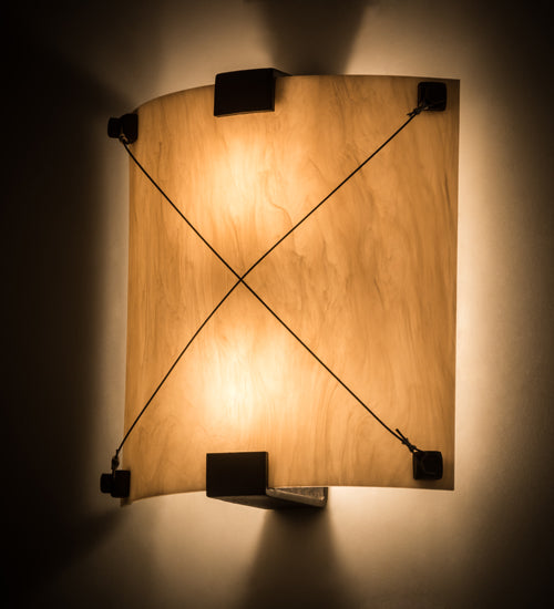 Meyda Tiffany Maxton 180946 Wall Light - Craftsman Brown