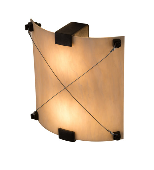 Meyda Tiffany Maxton 180946 Wall Light - Craftsman Brown