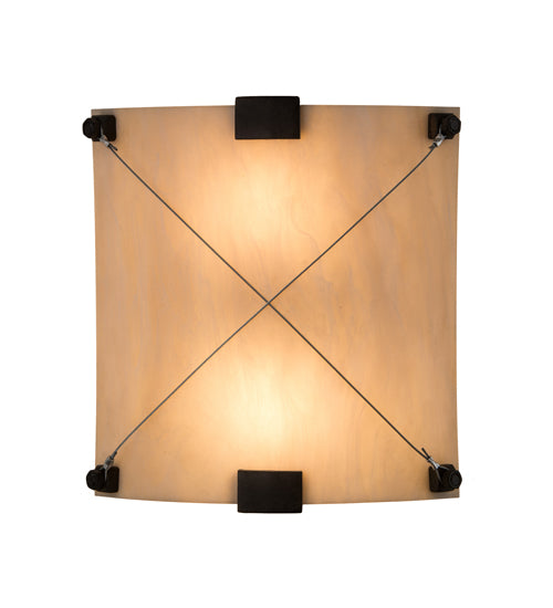 Meyda Tiffany Maxton 180946 Wall Light - Craftsman Brown