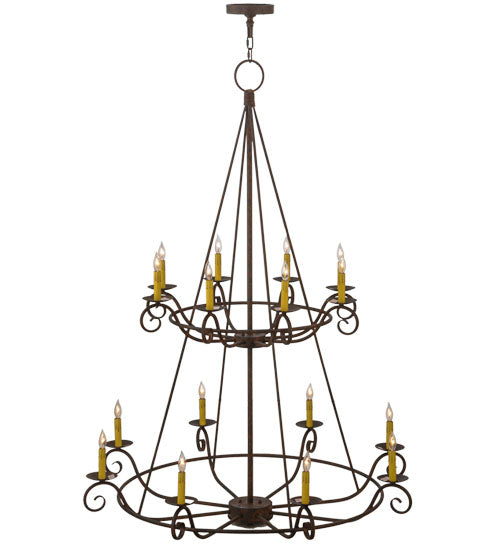 Meyda Tiffany Estrella 180961 Chandelier Light - Mahogany Bronze