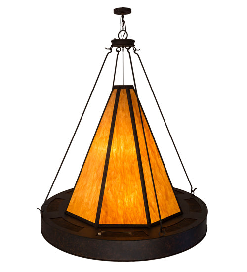 Meyda Tiffany Obsidian 181114 Pendant Light - Rust