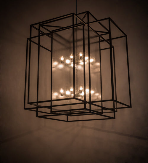 Meyda Tiffany Kitzi Box 181308 Pendant Light - Oil Rubbed Bronze