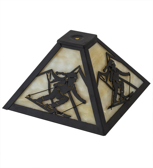 Meyda Tiffany Lighting 181466 Alpine Shade Lamp Shade Bronze / Dark