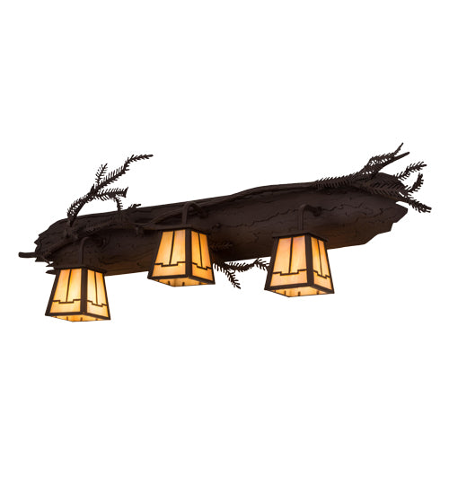 Meyda Tiffany Pine Branch 181549 Bath Vanity Light 36 in. wide - Cafe-Noir