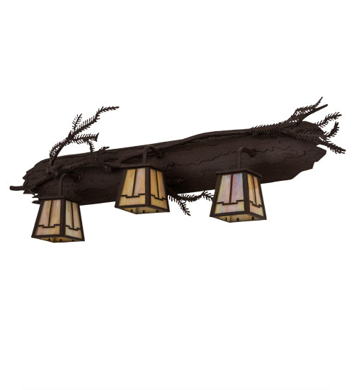 Meyda Tiffany Pine Branch 181549 Bath Vanity Light 36 in. wide - Cafe-Noir