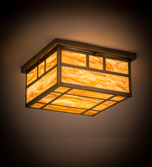 Meyda Tiffany Hyde Park 181575 Ceiling Light - Antique Brass