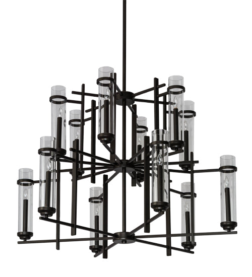 Meyda Tiffany Landon 181625 Chandelier Light - Craftsman Brown
